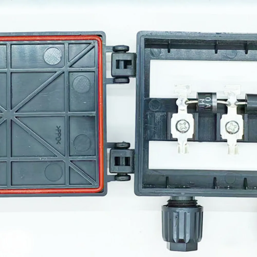 Waterproof Solar Junction Box For 50W 120W PV Panel Power Module Electrical Cable Interface System Accessory Professional Tool