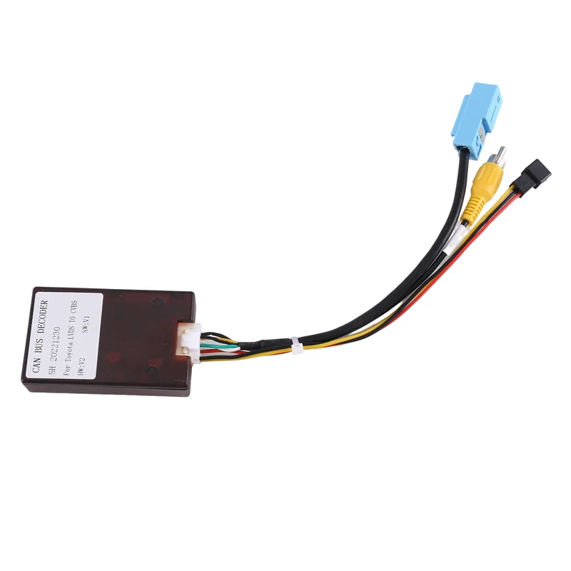 Ingenious-Car LVDS To CVBS Cable 360 Panoramic Reversing Camera Decoder Canbus Box For Toyota Prado Land Cruiser 150 Accessories