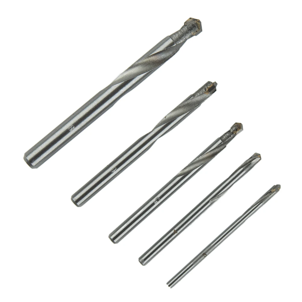 5pcs Cemented Carbide Drill Bit 3/4/5/6/8mm For Drilling Stainless Steel Copper Iron Wood Plastic Aluminum Alloy Power Tool