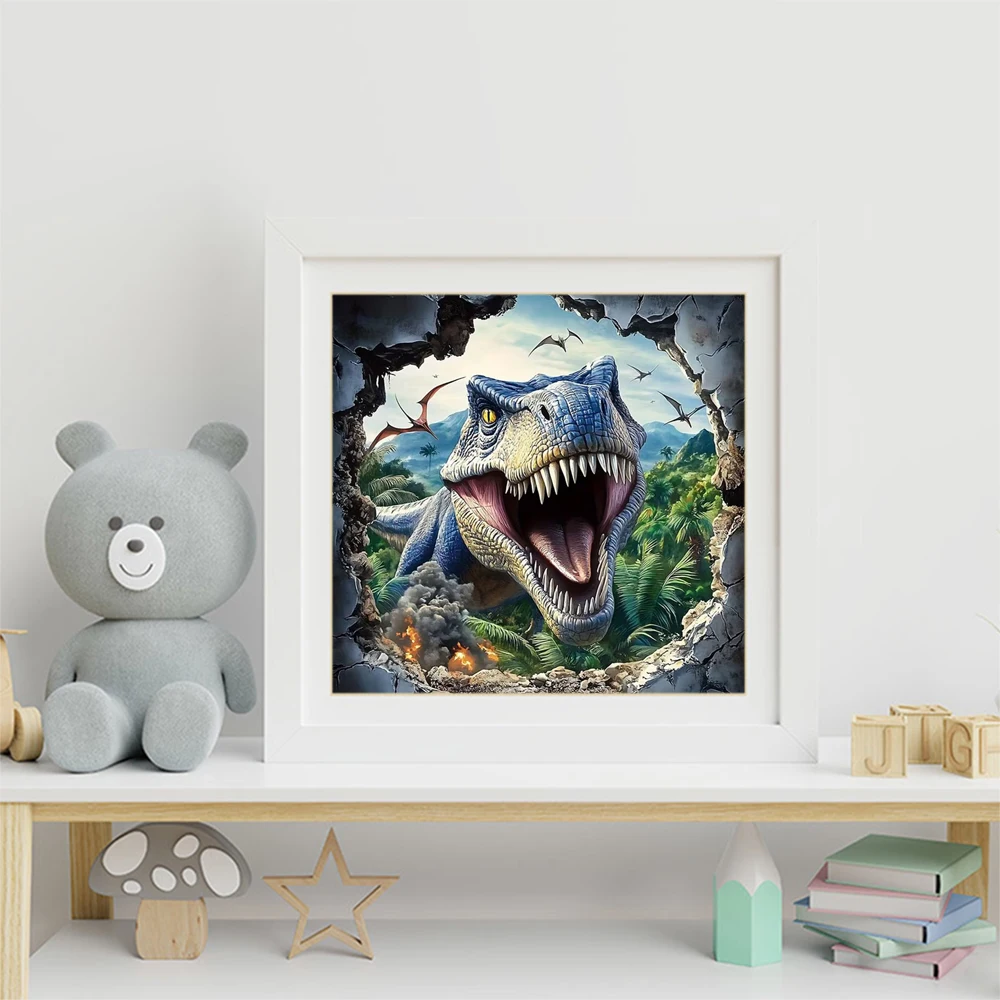Evershine Diamond Painting Dinosaur Animal DIY New Arrival Diamond Mosaic Dragon Cross Stitch Decor for Home Child Hobby - view 3