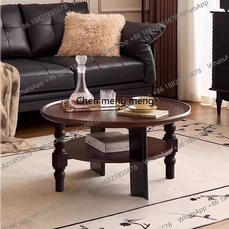 Z183 Mechanism Industrial Coffee Table Japanese Simple Antique Side Table Living Room Modern Mesa Auxiliar Living Room Furniture