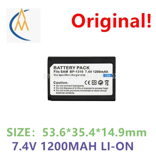 

It is applicable to Samsung samsung-nx5 NX10 nx11 nx20 NX100 bp-1310 battery with protective board, which can be recharged for 1
