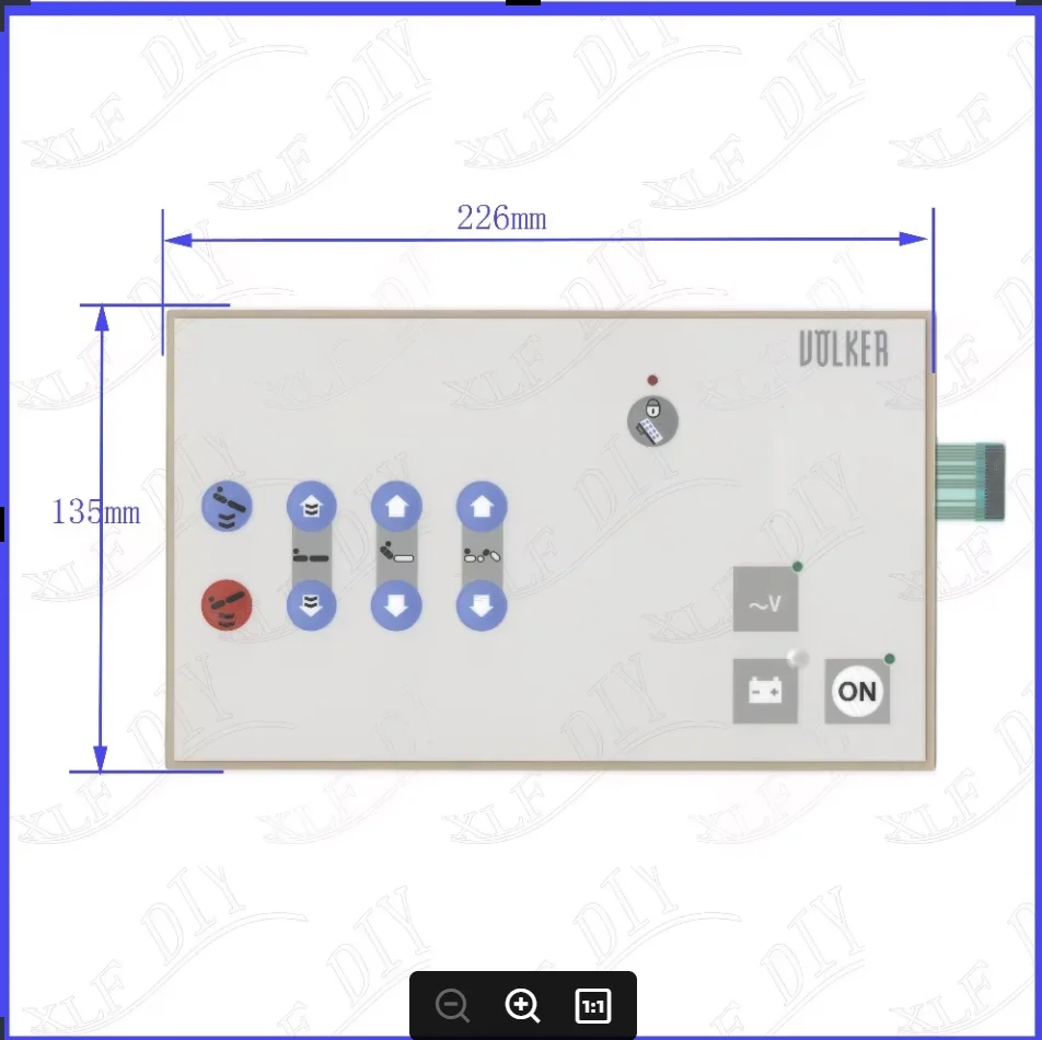 ZhiYuSun Kienzle Systems touchsensor de vidro Nova tela de toque para painel chave de membrana DOLKER 226mm * 135mm