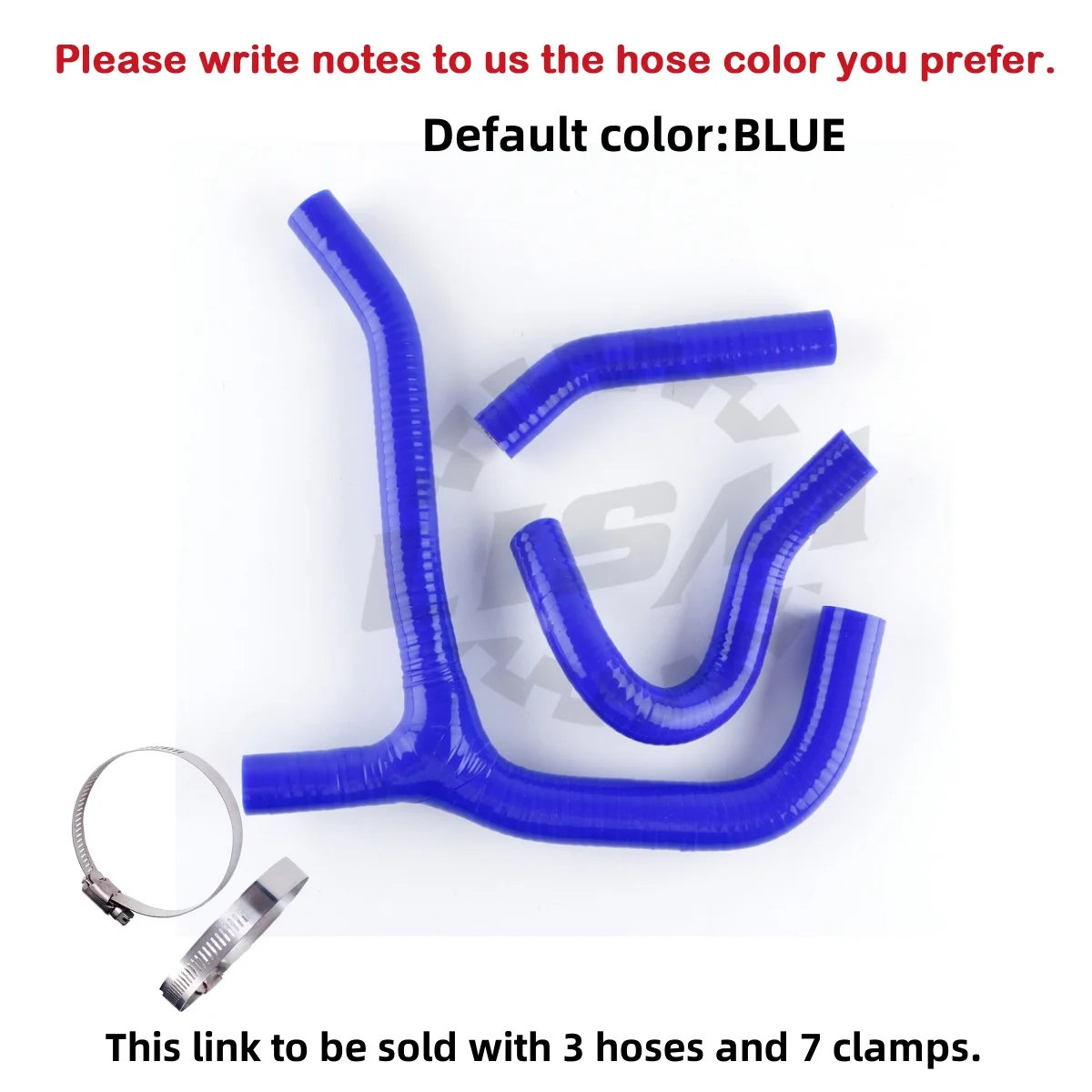 

3PCS 3PLY For Honda CRF250R CRF 250R Silicone Radiator Y Kit Hose 2014 2015 2016 2017