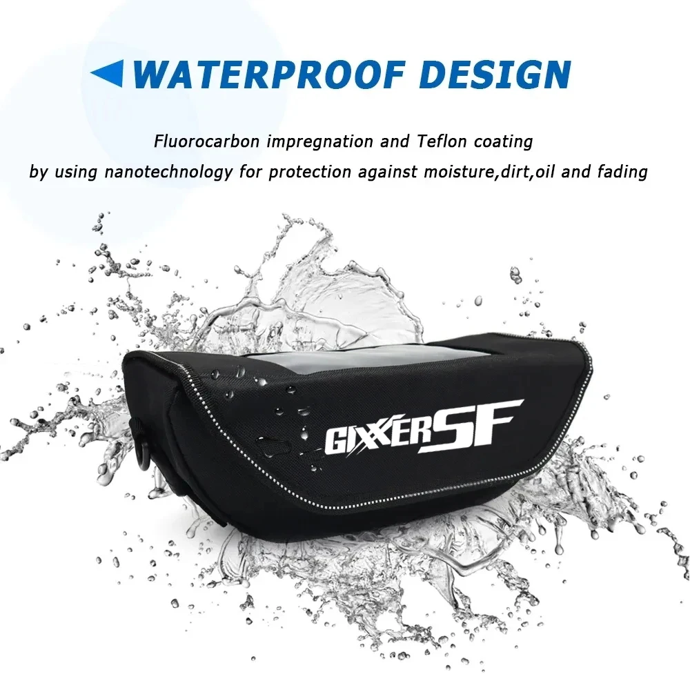 For Suzuki Gixxer 150 Gixxer 250SF 250 Gixxer 155 150SF Motorcycle Accessories Handlebar Bag Travel Bag Storage Bag Screen GPS