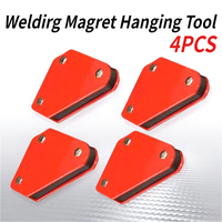 4pcs Welding Magnet Magnetic Holder 45/90/135 Degrees 9LB Arrow Clamp Magnetic Clamp for Welding Positioner Locator Tools