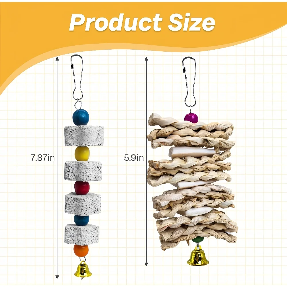 Bird Toys Chewing T…