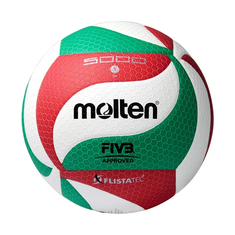 Gesmolten Volleybal Originele V5m5000 Maat 5, Studenten Volwassen En Tiener Competitie Volleybal Training, Professioneel Volleybal