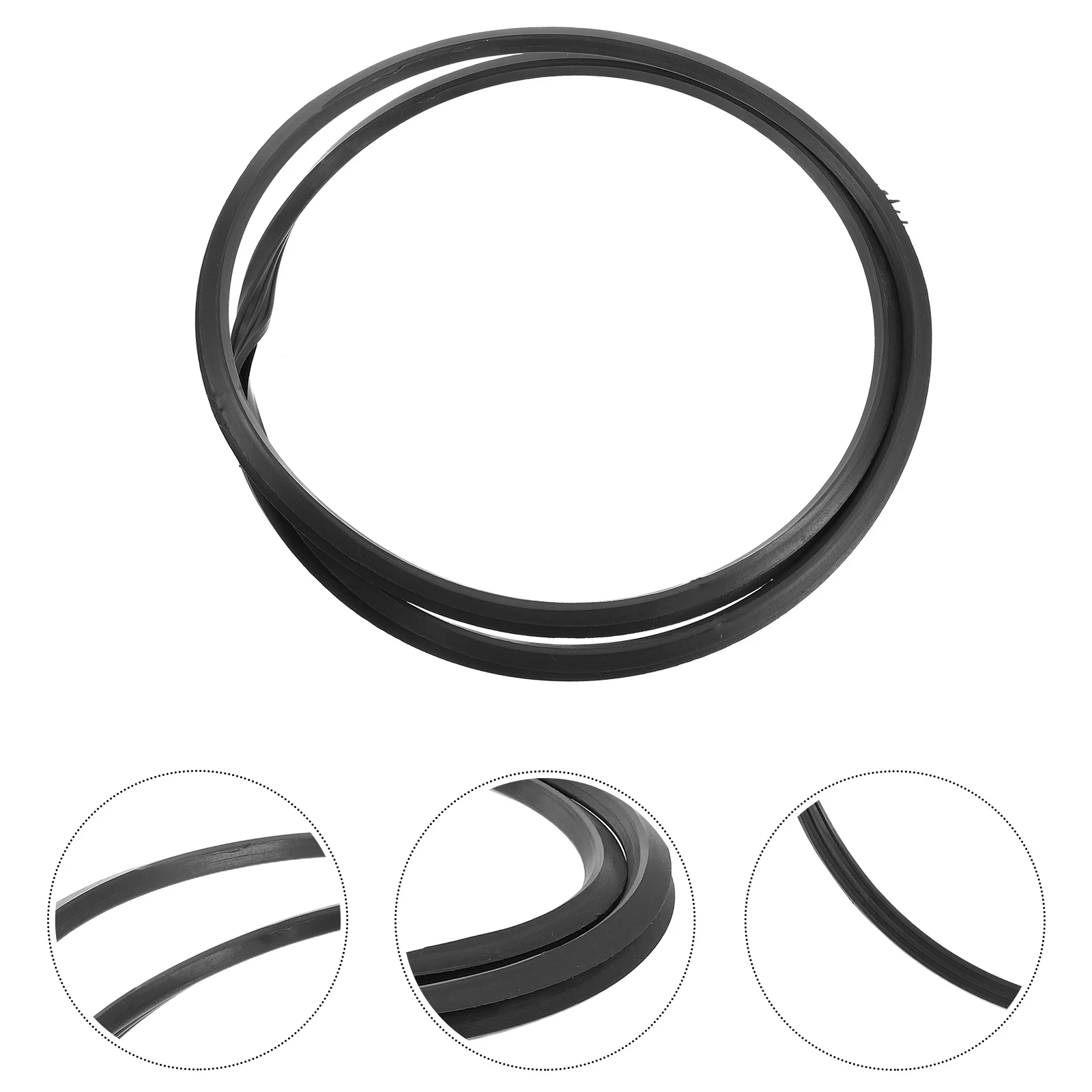 

2 шт., базовое кольцо для салонного стула, 38,5 см, черная гидравлическая прокладка для укладки стула для плитки, деревянного пола, прочная, универсальная, подходит для салонного оборудования