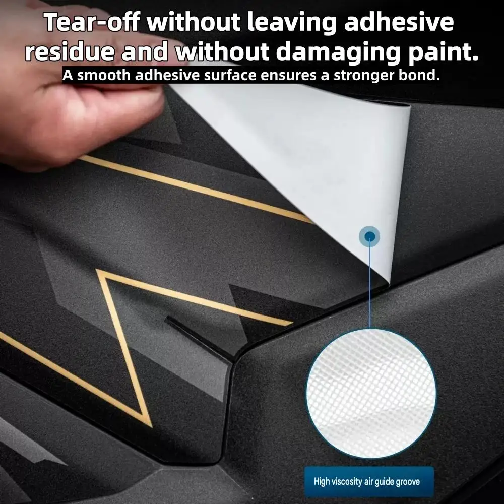 Suitable for 2026 ZONTES 175V/150V: Anti-scratch tank film, protective decals, and footrest stickers (decorative accessories)