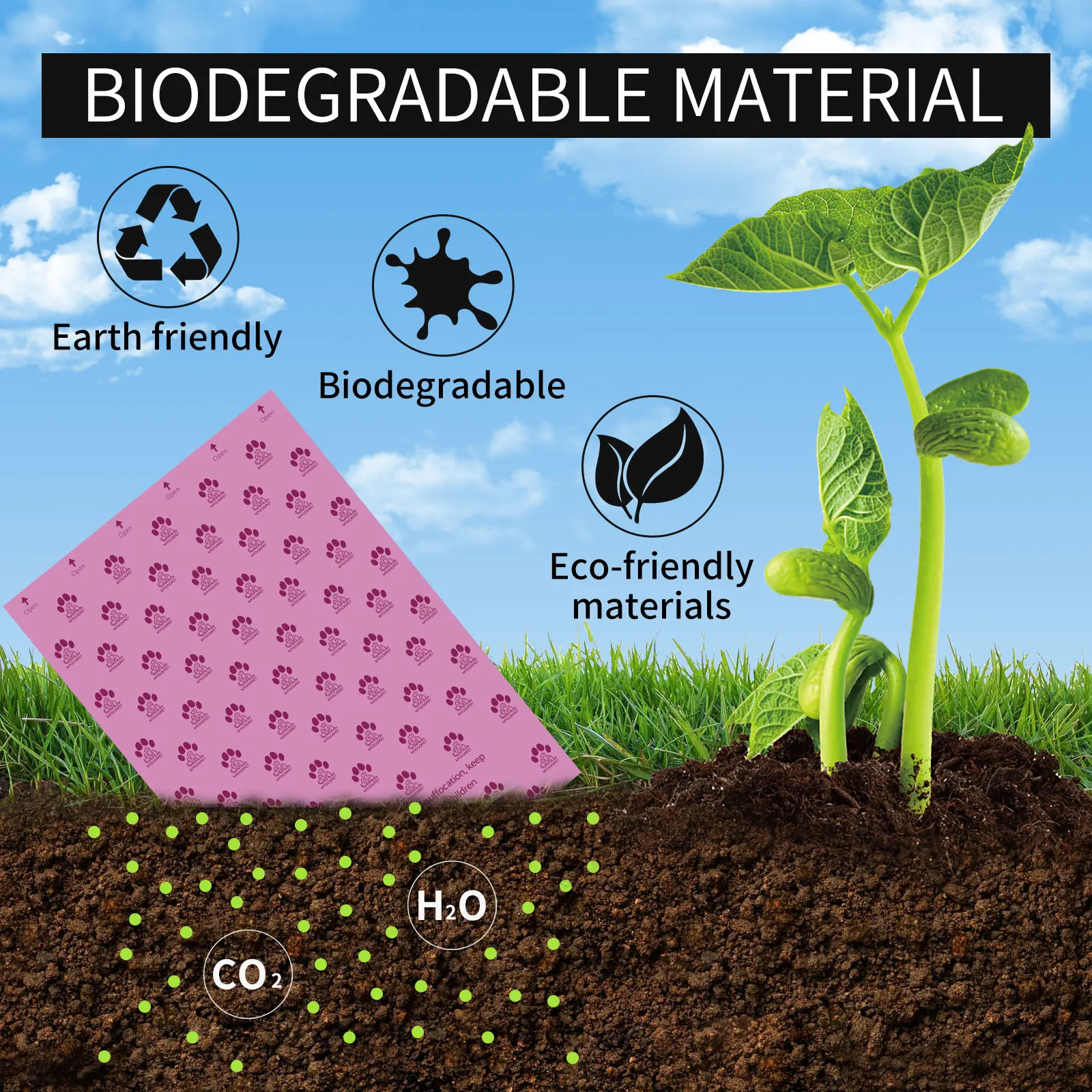 لفائف أكياس فضلات الكلاب مع مو - مراجعة Biodegradable Bin Liner وسعره