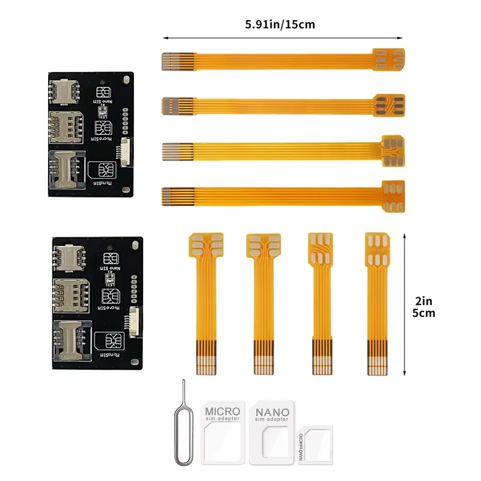 Sim Adapter Phone IC Card Activation Activator SIM Card Converter Universal Card Extension Tools For Iphone Android FPC 5/15cm