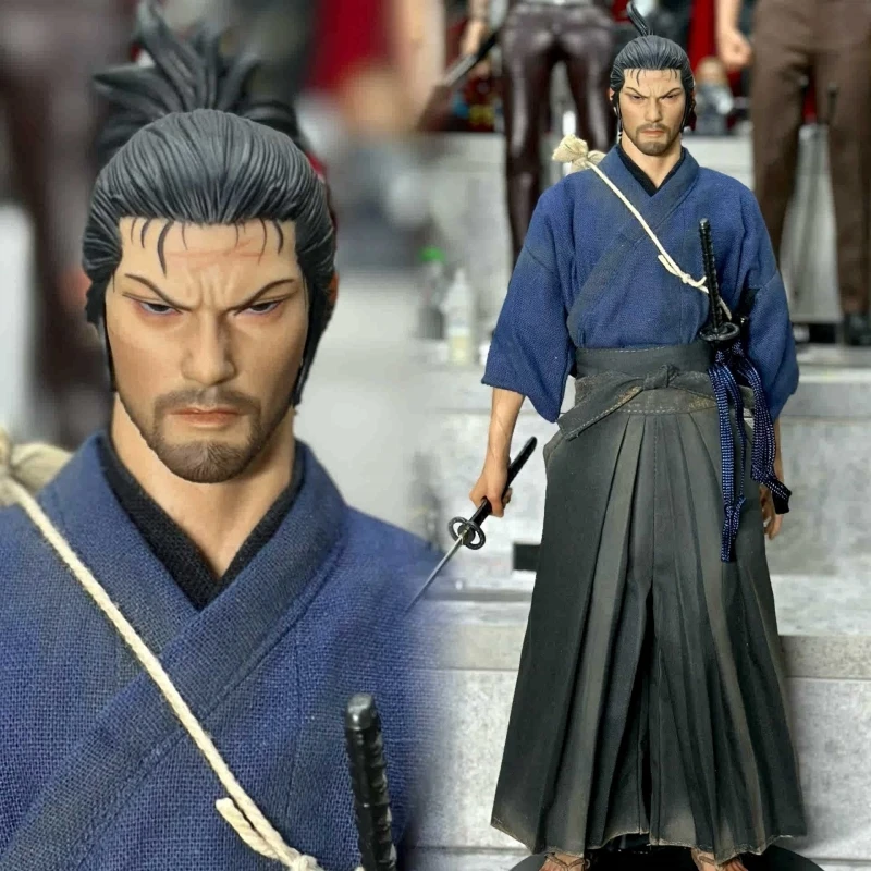 

Eleven X Kai Studio Exk008 Exk009 Exk010 1/6 Scale Collectible Japanese Samurai Miyamoto Musashi 12'' Full Set Action Figure Dol