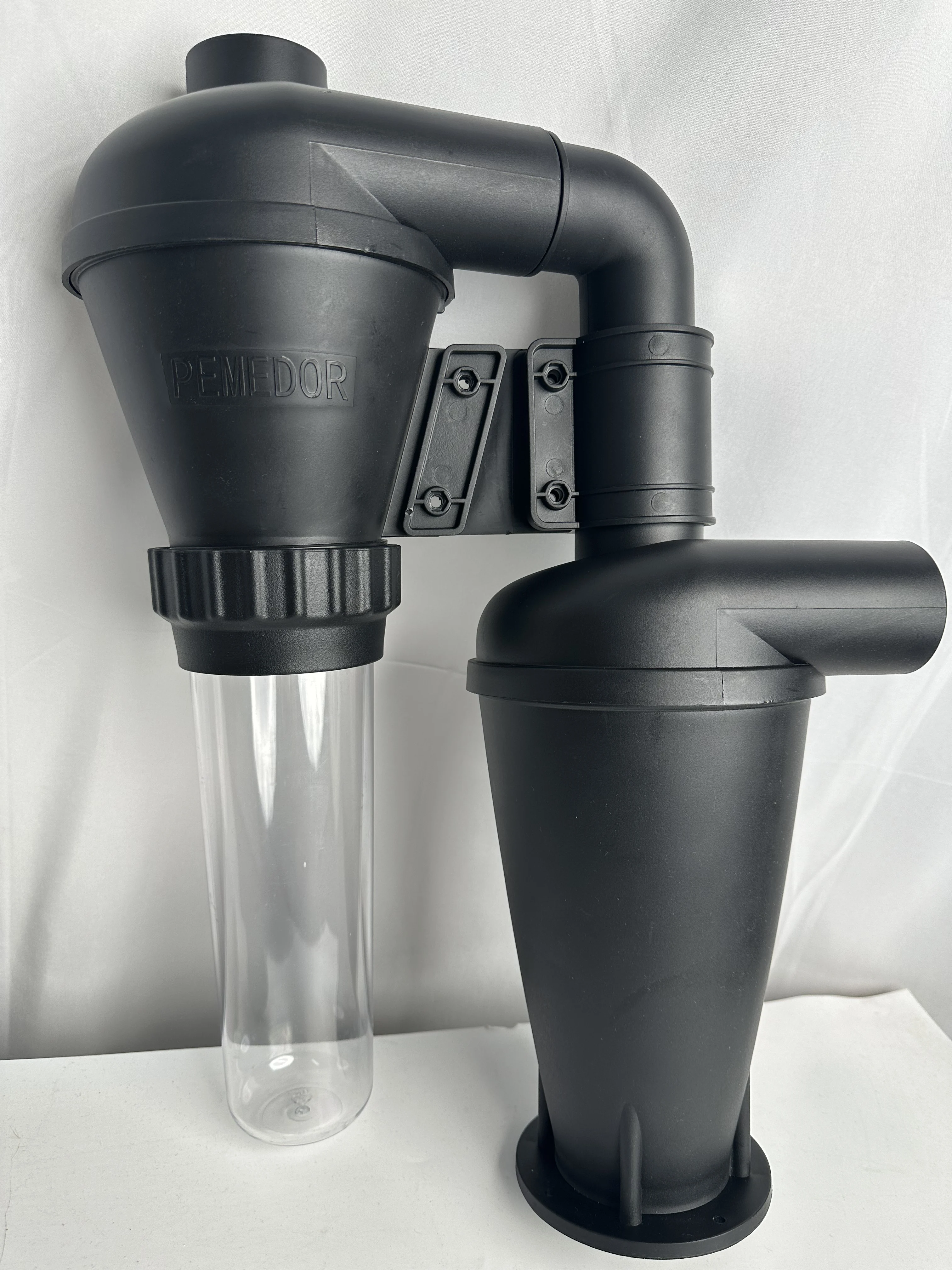 Pemedor Double Cyclone Dust Collector DIY Turbocharged Woodworking Filter Industrial Separator Canister for Enhanced