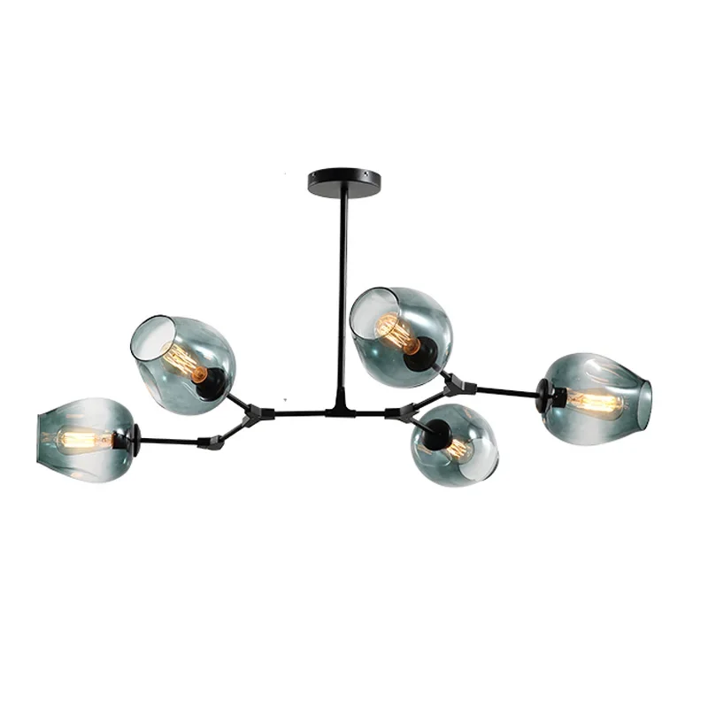 Imagem -05 - Nordic Designer Chandelier Pendant Lamp Iron Home Decoração Arte Simples e Moderna Personalidade Criativa Teto Fixture