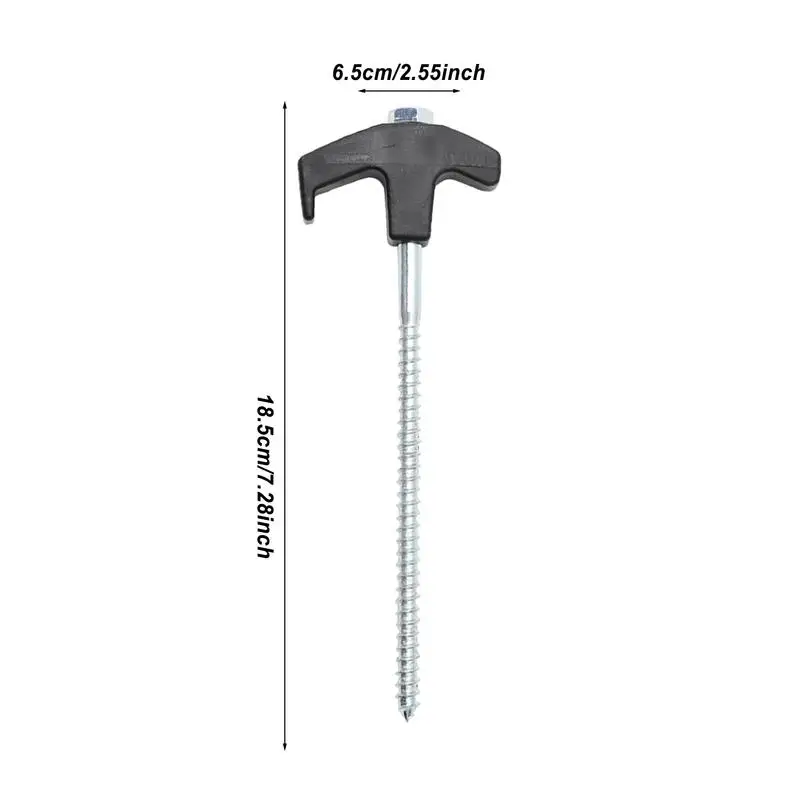 Pregos à terra de aço pesados, Estacas de barraca de acampamento ao ar livre, Metal Tent Pegs, Multiuso, 22Pcs Set