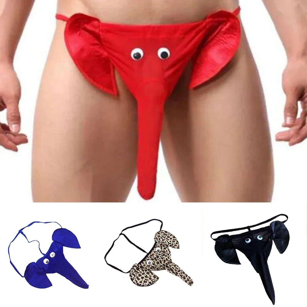 Mens Underwear Mens Underpant Stretch Swimwear Thongs Trunk Underwear Bikini Brand New Breathable Briefs Elephant