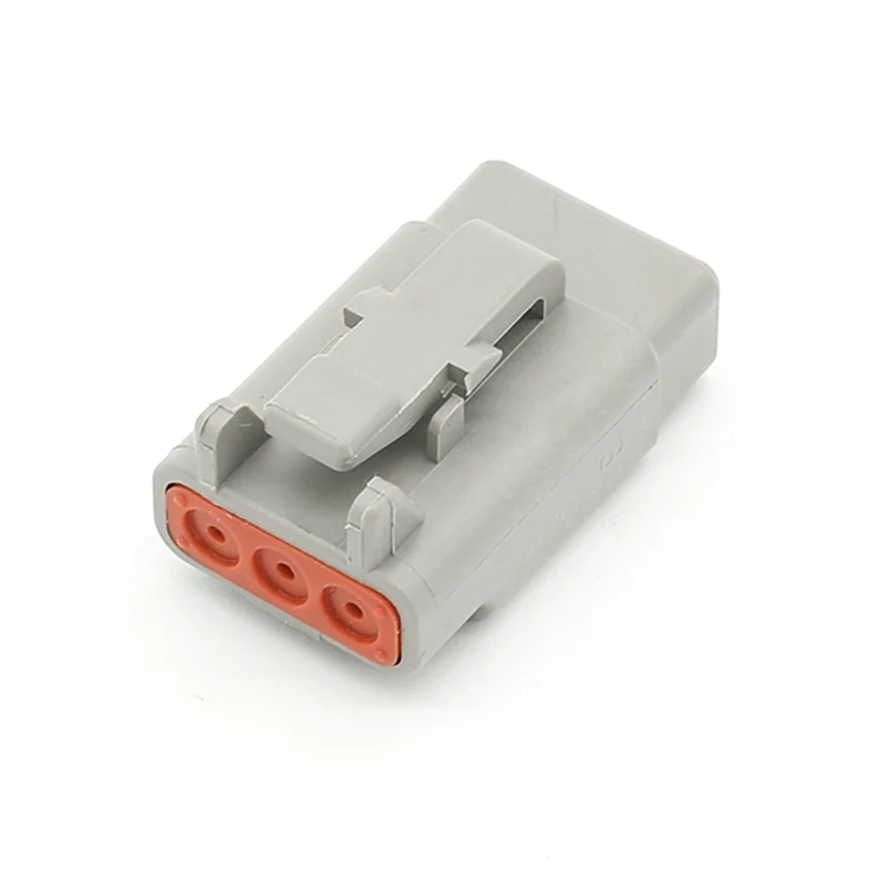 DTM06-3S الألمانية ذكر وأنثى كابل التوصيل موصل السيارات DTM سلسلة مقاوم للماء رأس أنثى مع محطة 1062-20-0122