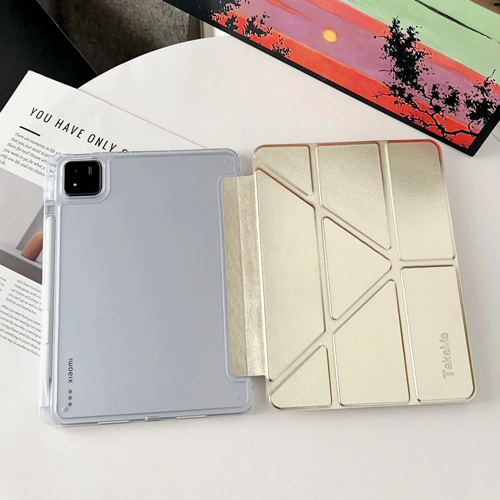 

Tablet Case for Xiaomi Mi Pad 7/7 Pro Shockproof Protective Y-Fold Back Cover for Xiaomi Mi Pad 8/8 Pro 11.2inch Tablet Shell