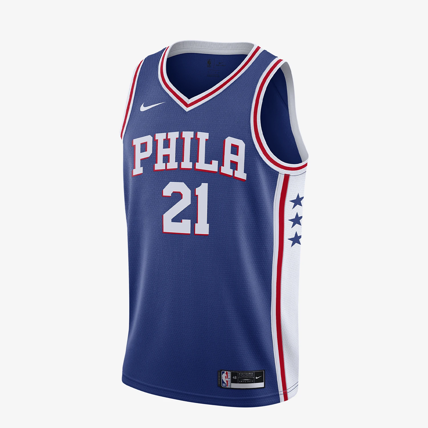 

Мужская футболка Nike Authentic Philadelphia 76ers Team NIKE NBA SW, новый сезон, CW3678-495
