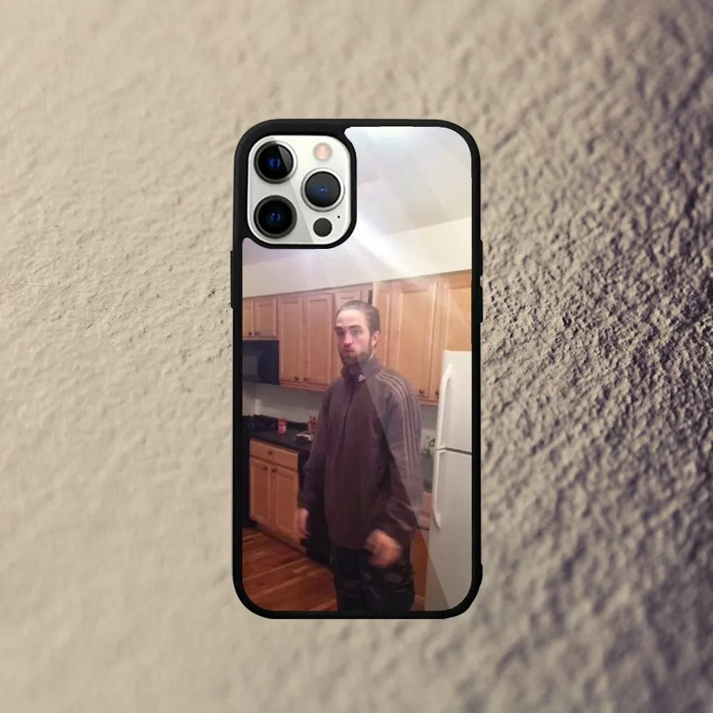 Robert Pattinson Funny Meme Phone Case For iPhone 15,14,13,12,11,Plus,Pro,Max Mini Magsafe Magnetic Wireless Charging