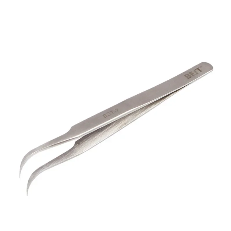 

High Precision Industrial Tweezers Anti-magnetic Anti-acid Non-corrosive 302 Stainless Steel Elbow Tweezer Professional Tools