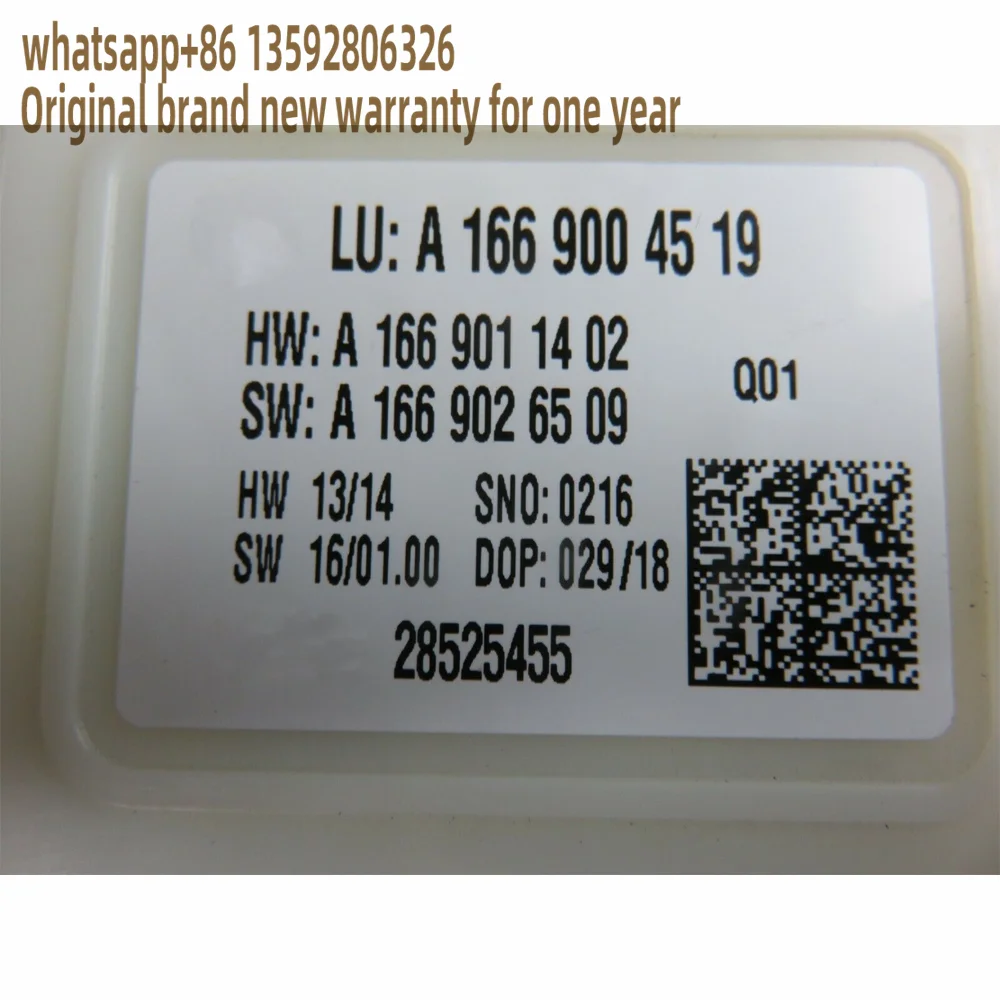 

Original A1669004519 Control Module Unit For Mercedes Benz E41 Ml Gl Gle W166 X166 Rear Sam