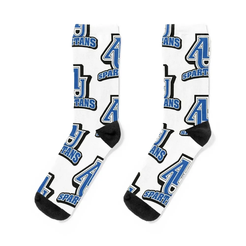 

Aurora University spartans Socks Christmas happy sheer Men's Socks Women's