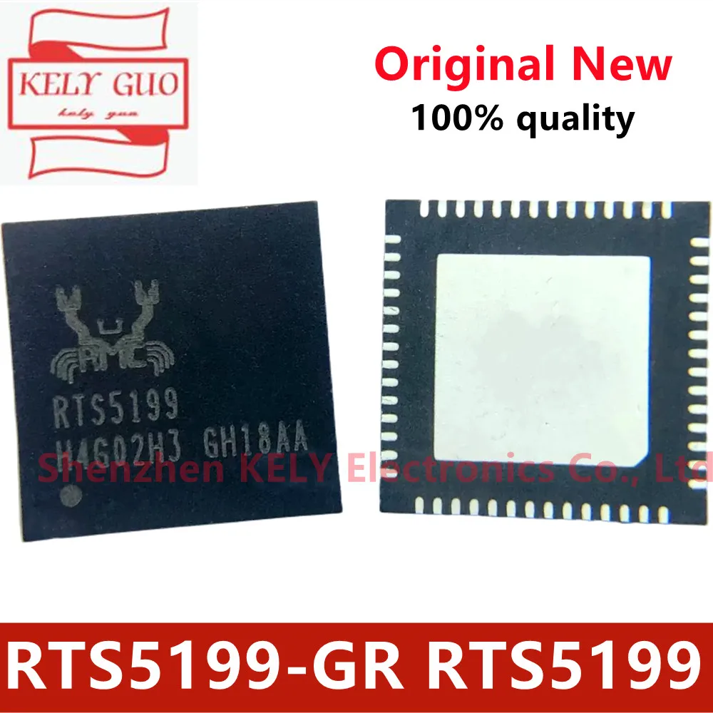 (1piece) 100% New RTS5199-GRT RTS5199-GR Silk screen RTS5199 Card reader driver QFN56 chips