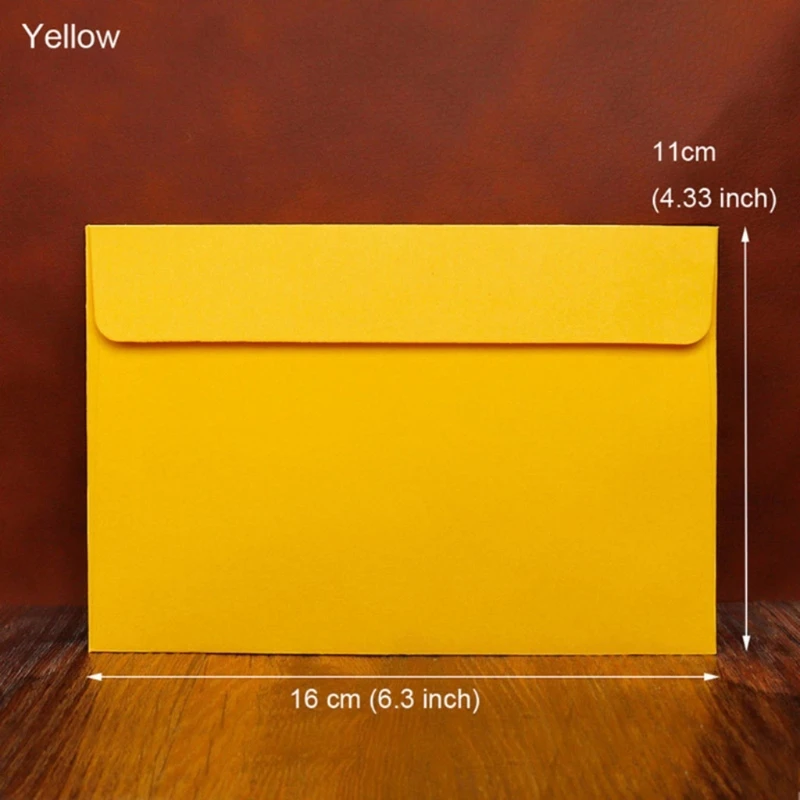 10 vellen vintage enveloppen set voor A6-papieren huwelijksuitnodiging brief briefpapier papieren zak huwelijksgeschenk papieren