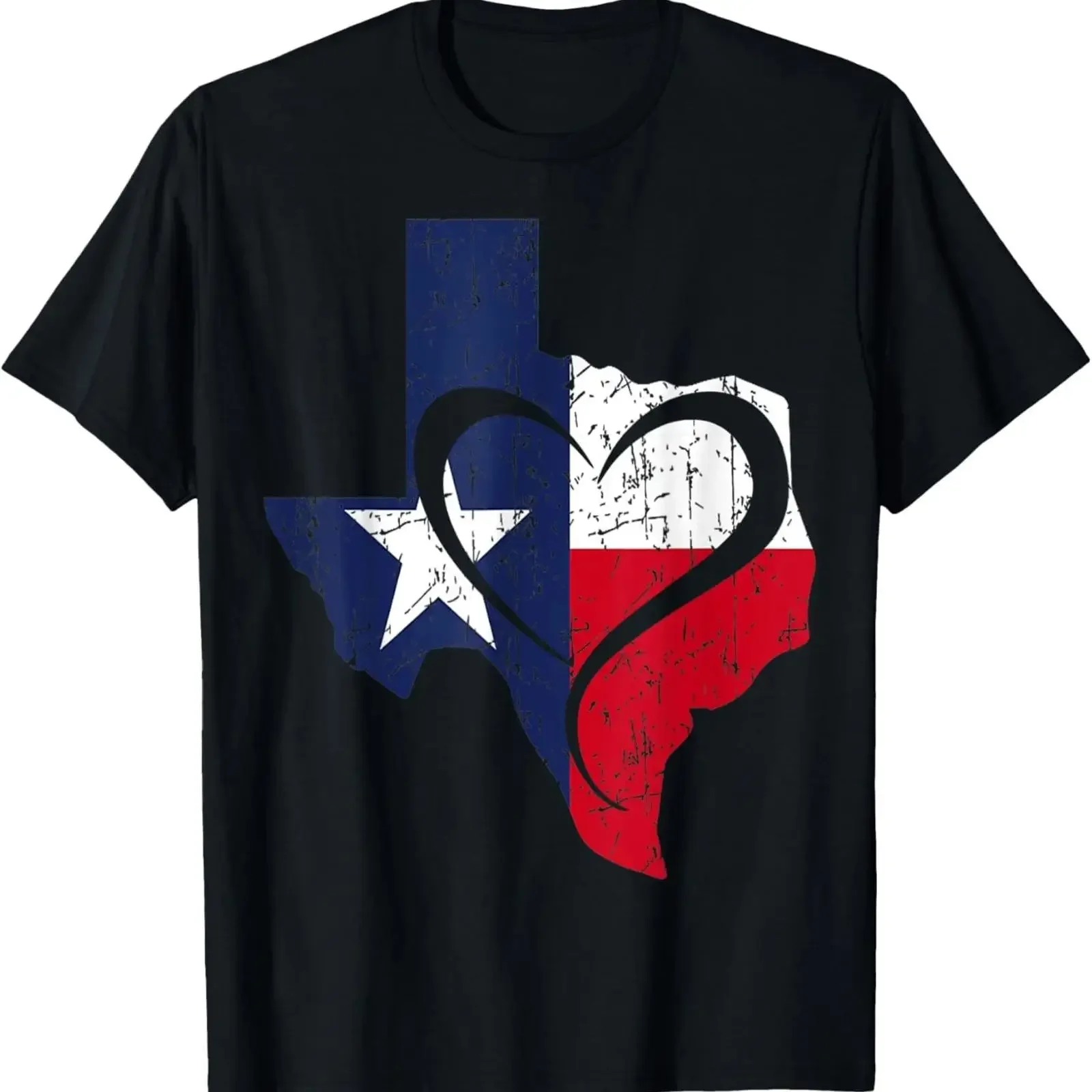 Kerr County Strong Texas Pray For T Shirt vintage Washed graphic Unisex Slightly Stylish homme Breathable Comfortable Soft