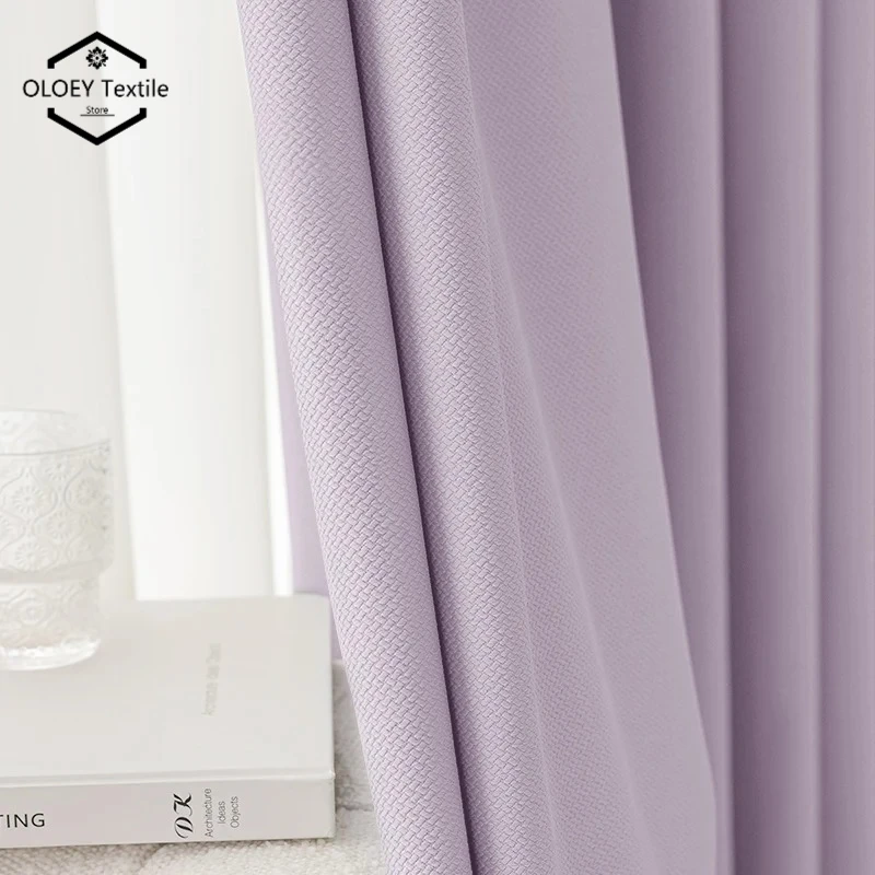 

Princess Style Blackout Curtains for Bedroom Girls Dreamy Cotton Linen Drapes Cozy Luxury Window Treatments Room Darkening Sheer