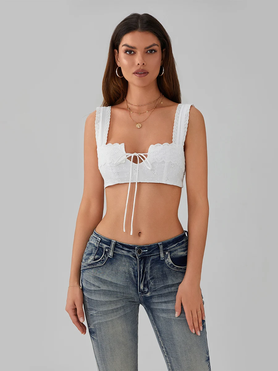 Кроп-майка женская на молнии спереди и сзади, укороченный топ без рукавов, Базовая рубашка, одежда в эстетике, уличная одежда, на лето