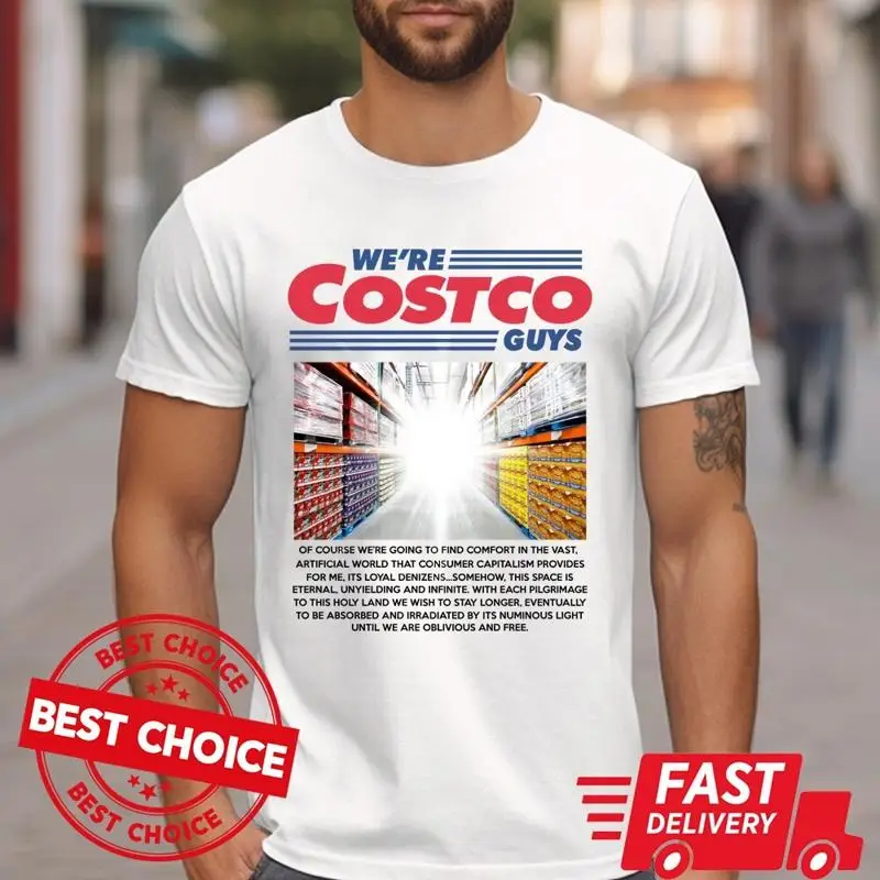

Белая футболка We'Re Costco Guys Worker
