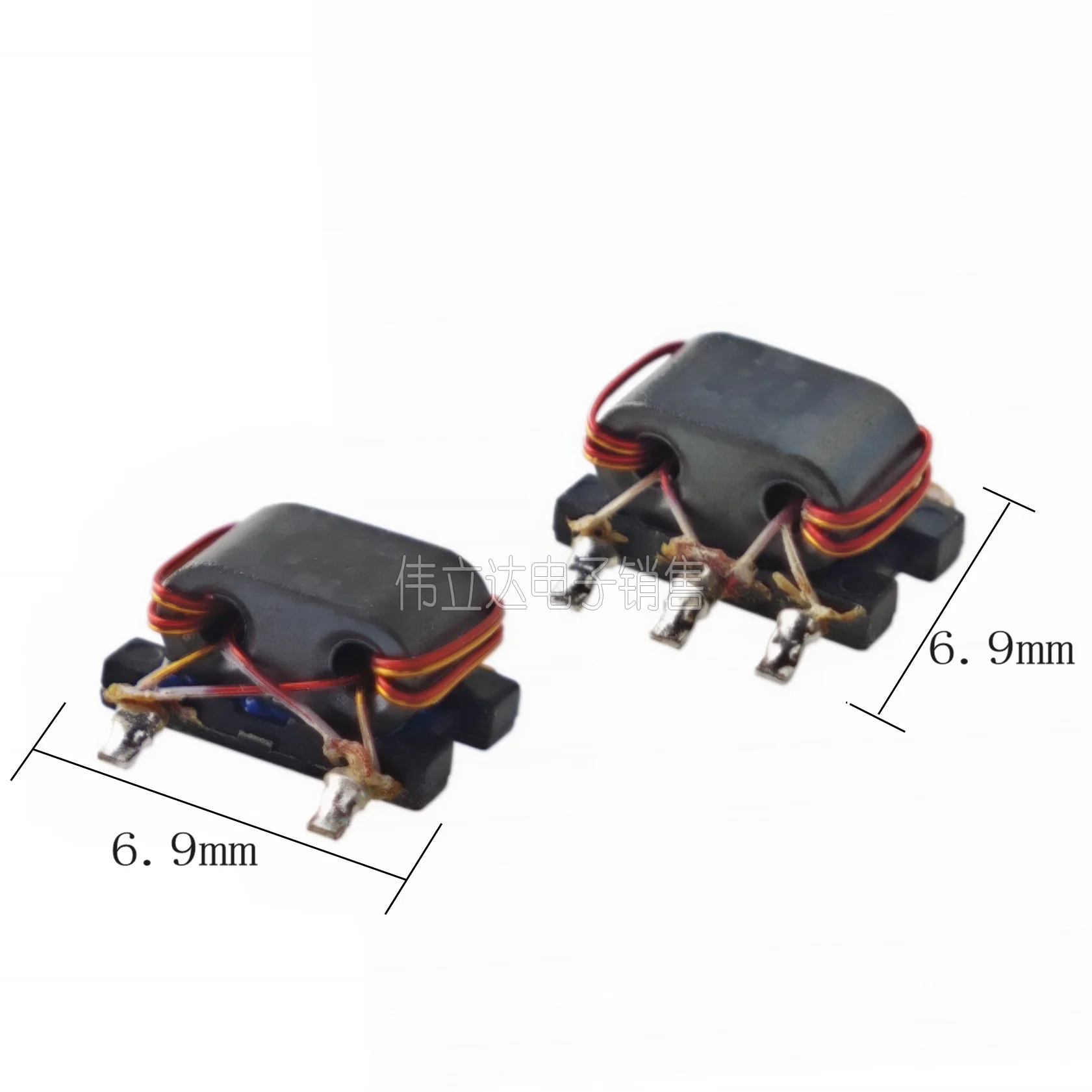 10 uds/616DB-1004 Japón importado SMD micro Balun 6,5-1000MHZ transformador de radiofrecuencia RF
