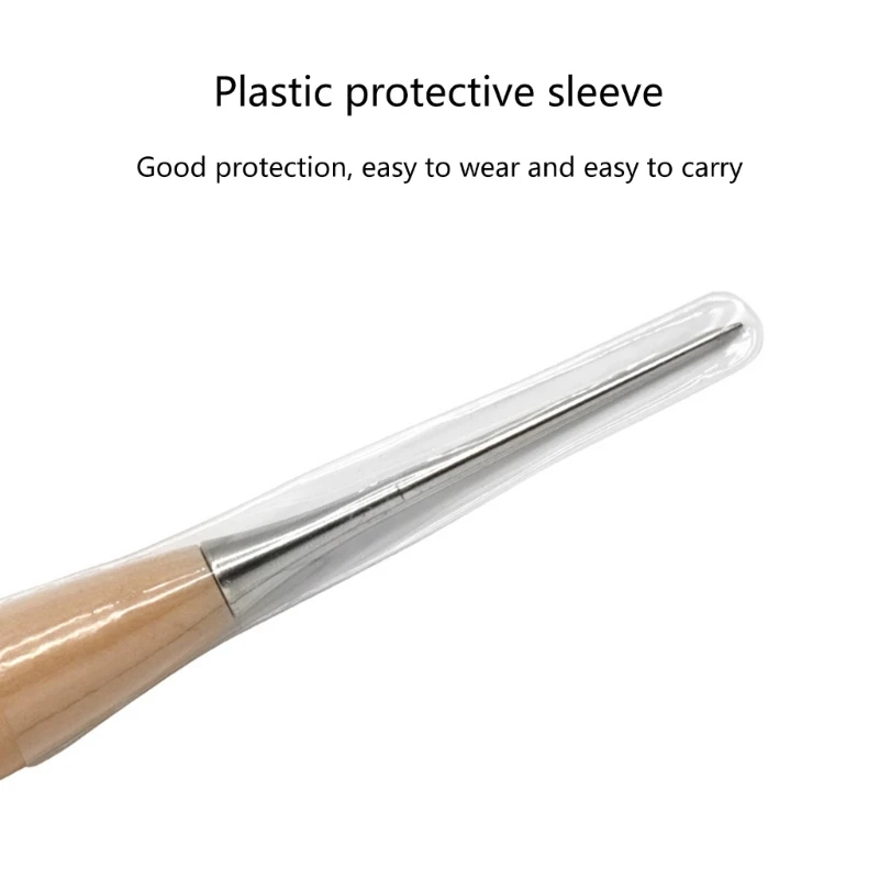 Práctica herramienta para trabajar cuero con madera fuerte, aguja para coser cuero, envío directo