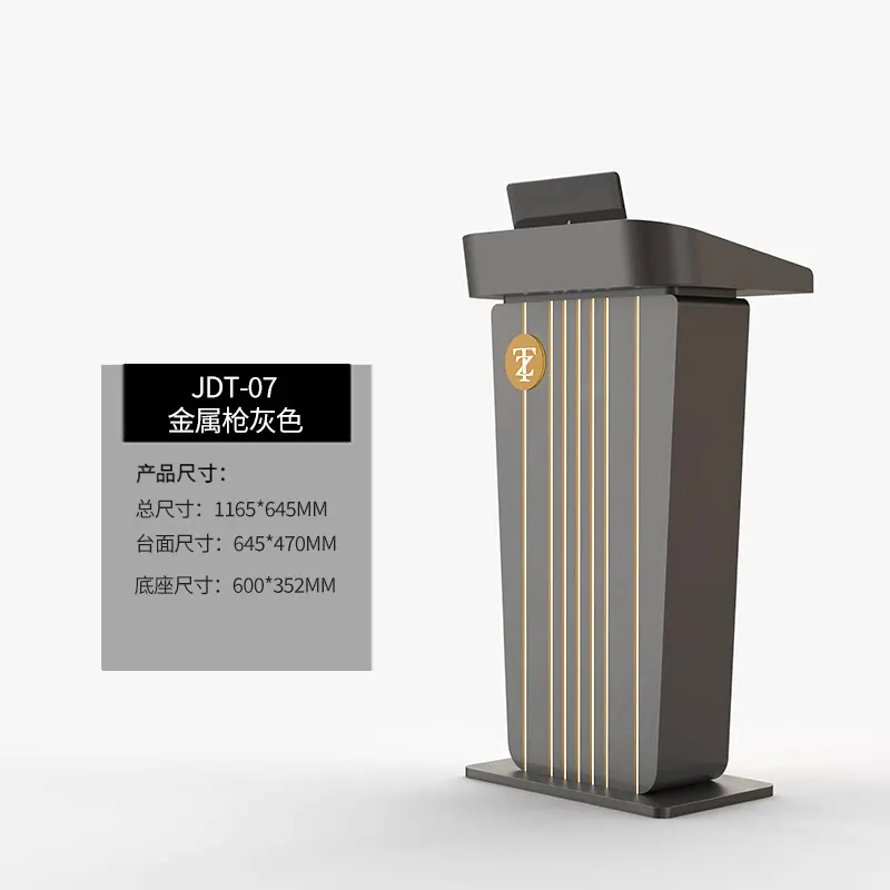 

Lecture Desk High-end Customer Desk Consultation Reception Welcome Meeting Room Stainless Steel