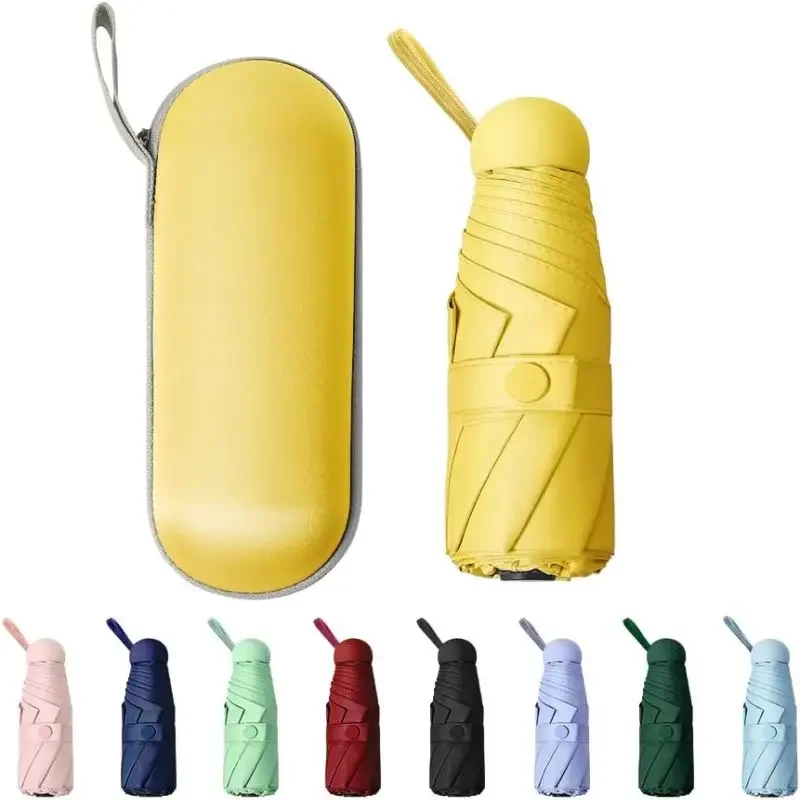 

Sun Umbrella Small and Portable Capsule Umbrella Umbrella Female Sun and Rain Dual Use Sun Umbrella