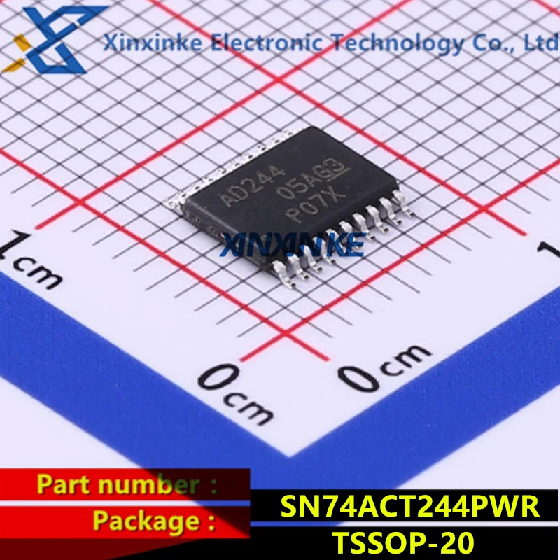 10PCS SN74ACT244PWR TSSOP-20 AD244 Buffers & Line Drivers Tri-State Octal Logic ICs Brand New Original