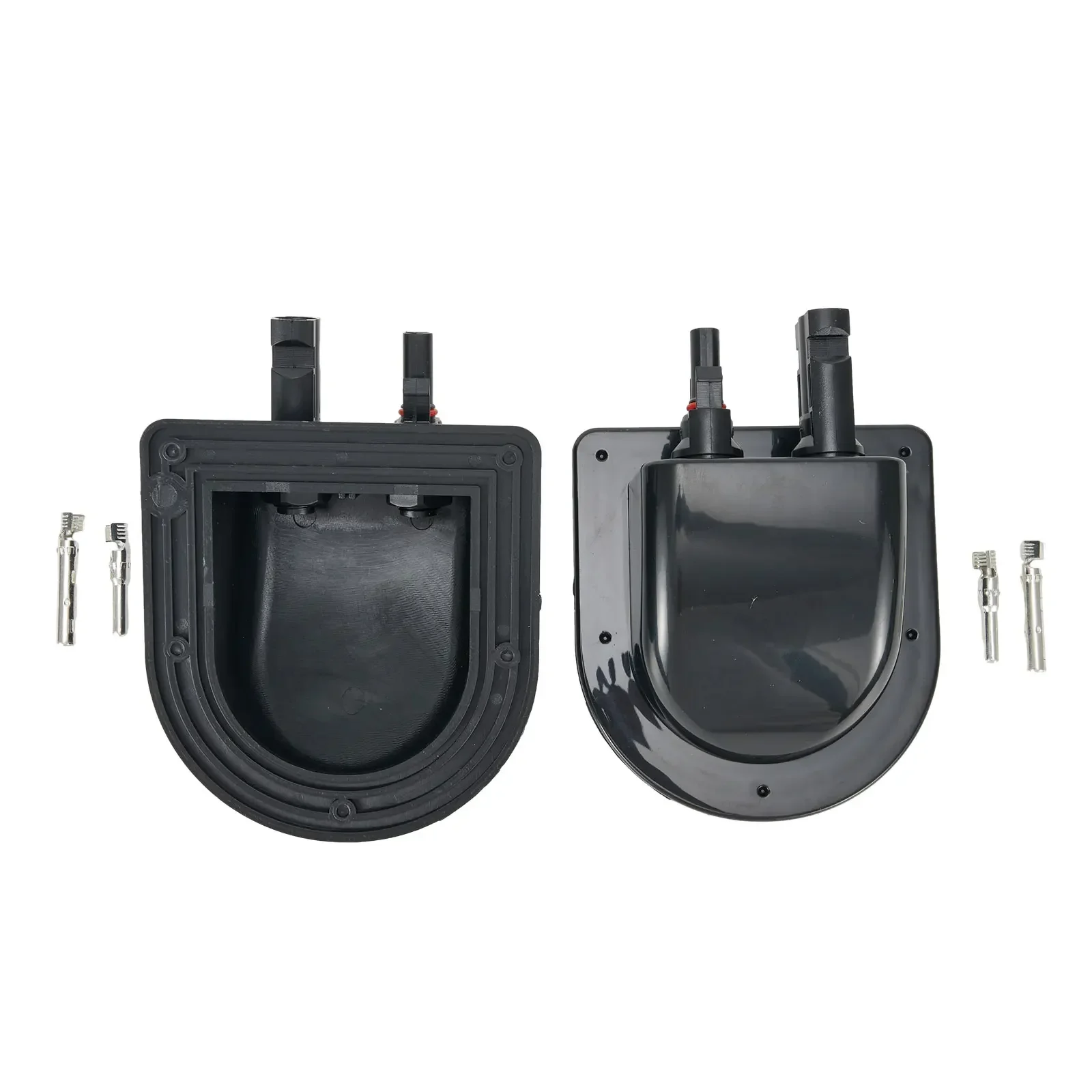 Solar-Panel Double Hole Wire Cable Entry Gland Sealing Boxes Connections Housing RV Safety Solar Waterproof Black High Quality
