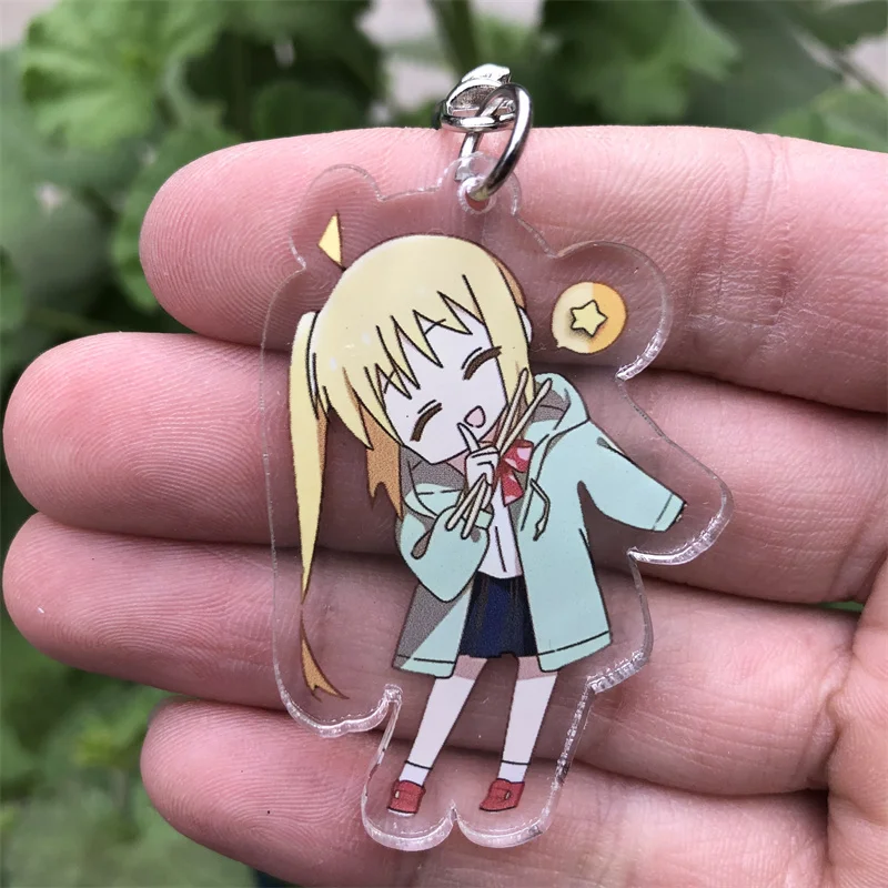 Bocchi the Rock! Porte-clés Anime, Breloques Acryliques Mignonnes Style Q, Porte-clés Filles Guitares pour Cadeau de Fans