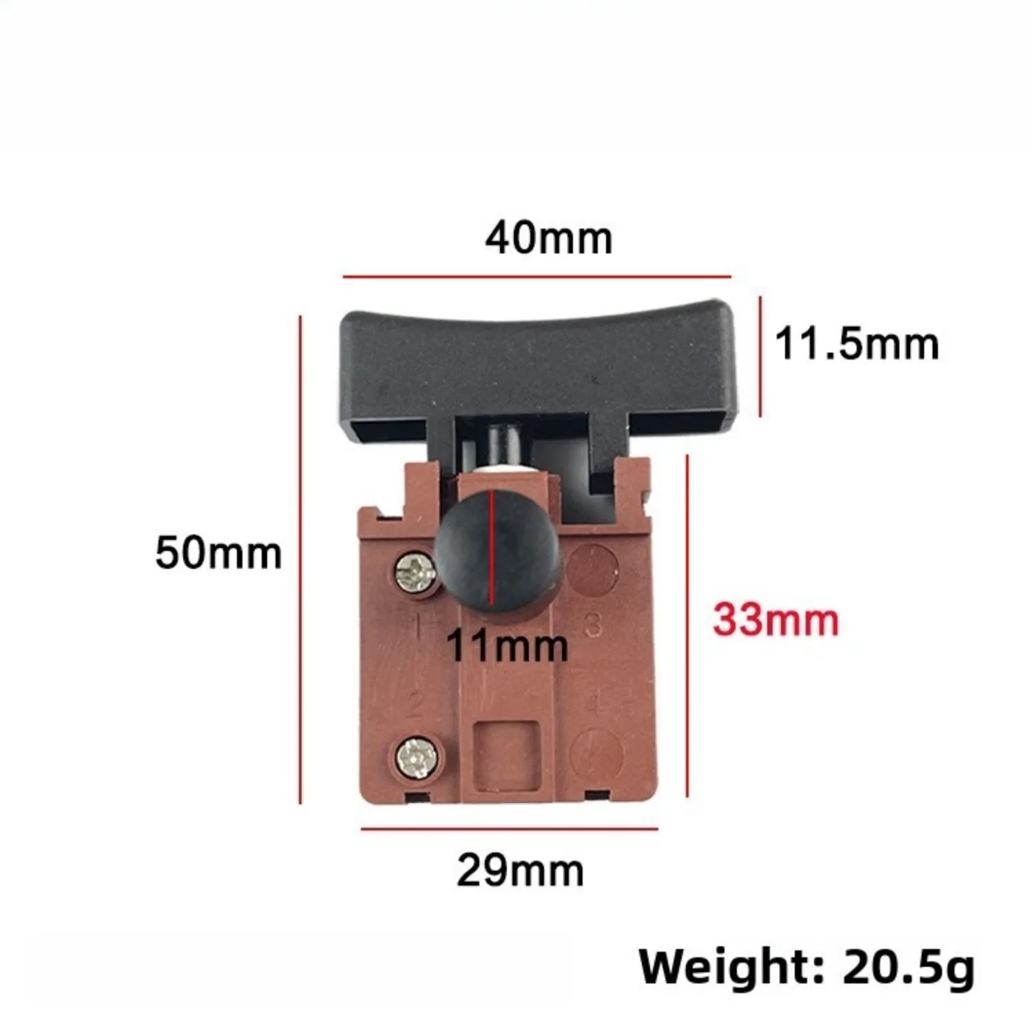 2 PCS Suitable for Makita High Performance Lithium Battery Tool Brushless Cordless Angle Grinder Switch Replacement