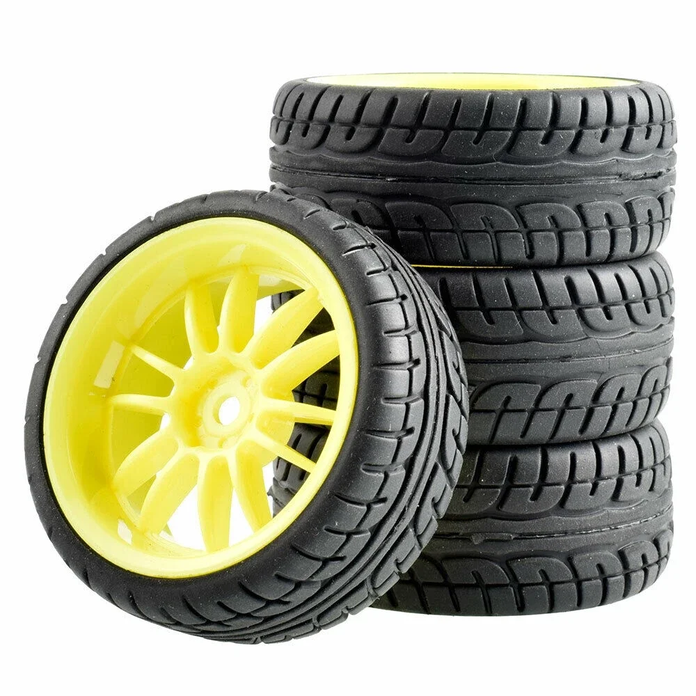 RC 6031-8003 Speed Tires insert sponge & Wheel 4PCS For HSP 1/10 1:10 Touring Car