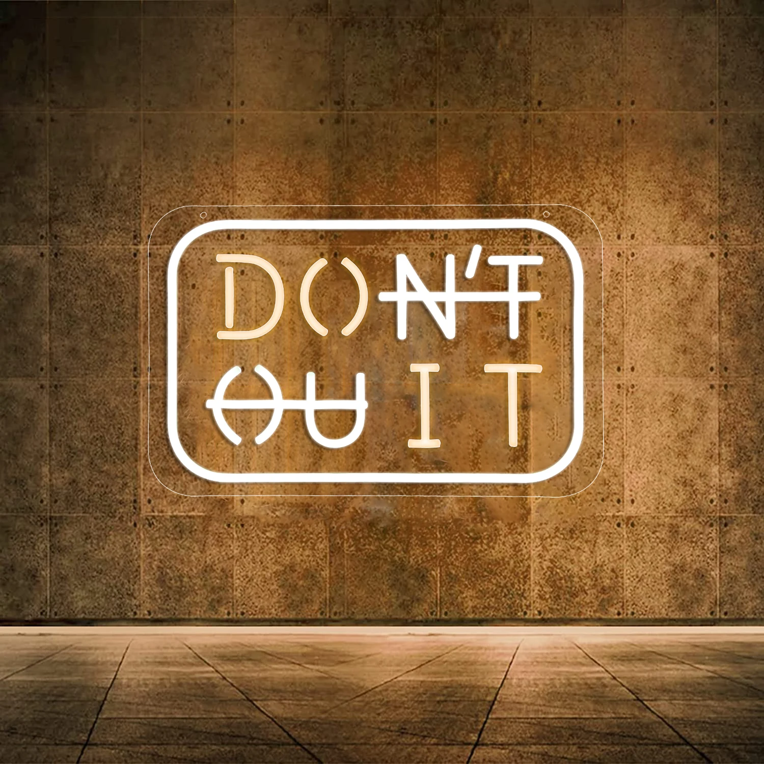 Don\'t Quit LED Neon Sign for Wall Decor Neon Lights Party Decorations USB Powered Switch LED Neon Lights
