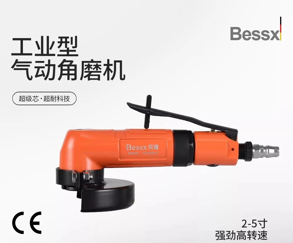 Industrial grade pneumatic angle grinder 2/4/5/6 inch steam wheel grinder angle grinder