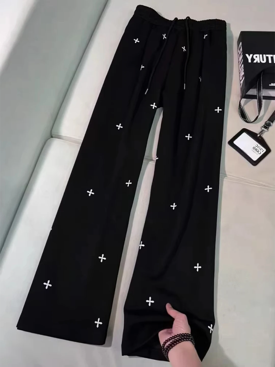 

Bla American Cross Men's Sports Casual Pants Spring High-End Feeling Straight Tube Lightweight Casual Trousers