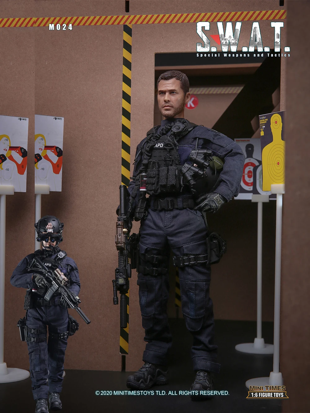 

ViiKONDO M024 Minitimes 1/6 Action Figure Model US SWAT LAPD Special Forces 12inch Toy Soldier Army Men Full Set Military Gift