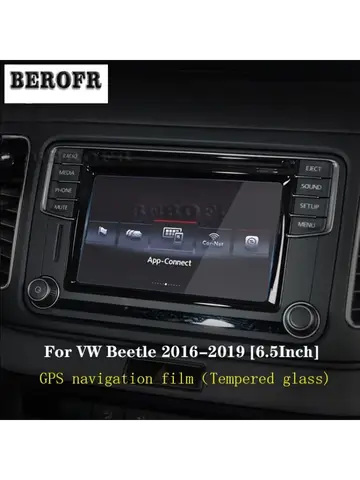 자동차 인테리어 GPS 네비게이션 필름 LCD 화면 강화 유리 보호 필름 폭스 바겐 비틀 2016-2019 용 스크래치 방지