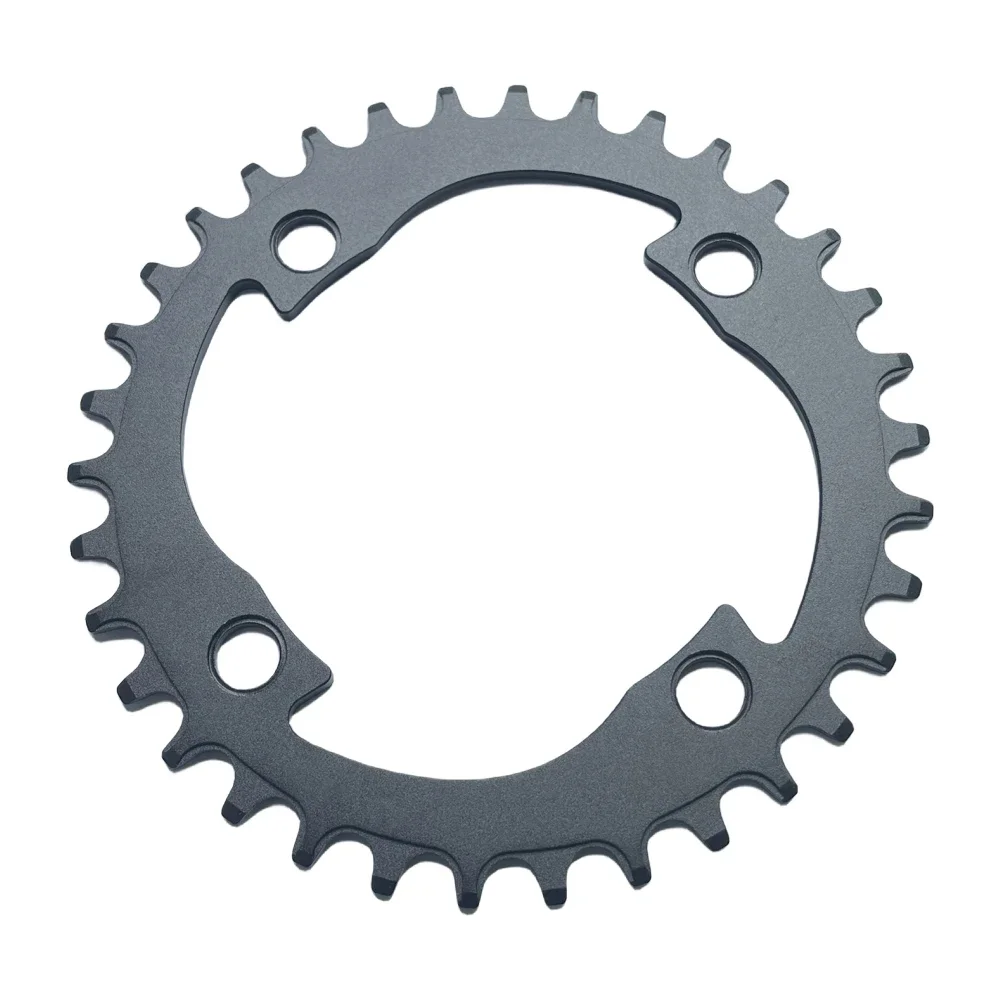 Round Narrow Wide Chainring, MTB Mountain Bike, Bicycle Crankset, Tooth Plate Parts, 104BCD, 32T, 34T, 36T