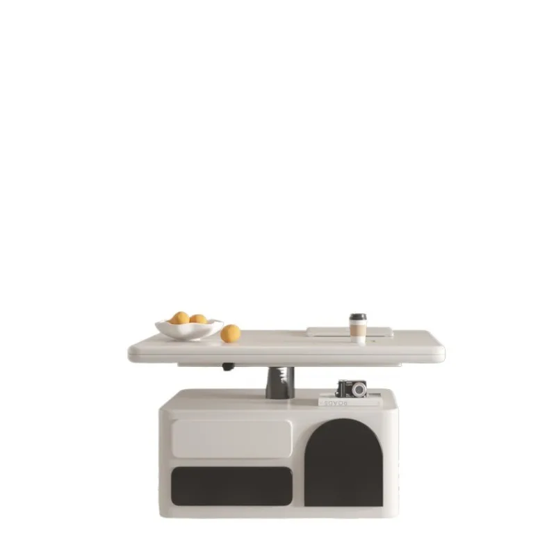 offee table dining table dual-purpose integrated two-in-one liftable folding multifunctional trolley side table